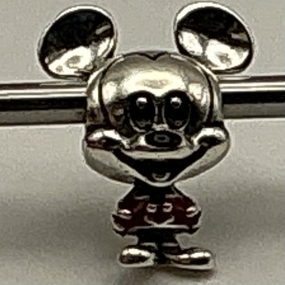Pandora Disney Mickey Mouse Red Trousers Charm S925 ALE 798905C01
